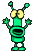 Alien vert 