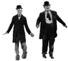 Laurel et Hardy dansent
